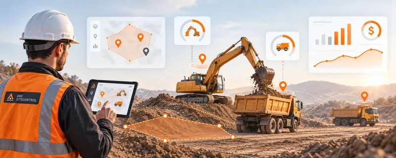 Geocercas, productividad de equipos y costos en tiempo real